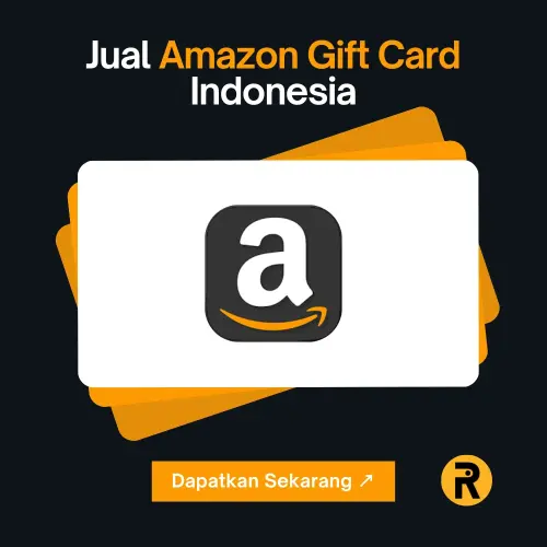 Jual kode Amazon Gift Card Indonesia Aman & terpercaya
